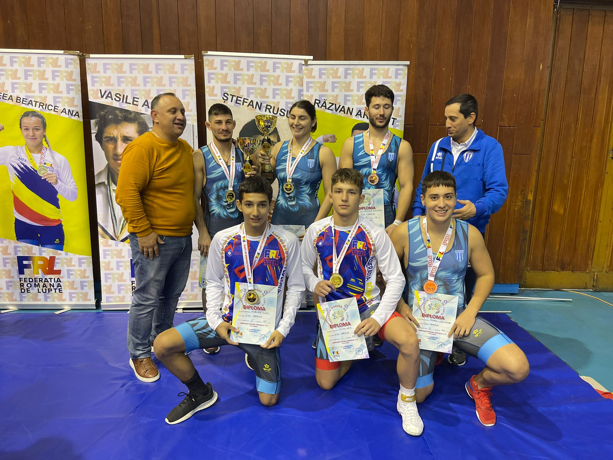 Campionatele naționale de u17 si Cupa Romaniei de seniori la Lupte